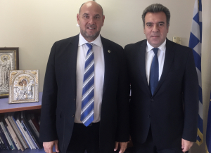 Συνάντηση του Υφυπουργού Τουρισμού με τον Πρόεδρο του ΕΚΑΒ για την κάλυψη των αναγκών σε τουριστικούς προορισμούς και ιδιαίτερα σε νησιωτικούς