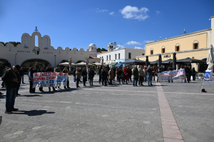 Η απεργιακή συγκέντρωση στην Κω