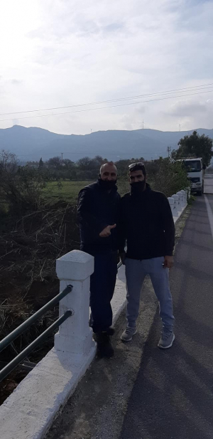 Ολοκληρώθηκε ο καθαρισμός του χειμάρρου στην είσοδο της Κοινότητας Πυλίου
