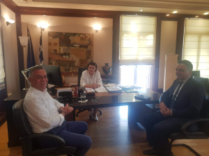 Συνάντηση του Δημάρχου Κω κ. Γιώργου Κυρίτση με την Υπουργό Πολιτισμού κ. Μενδώνη