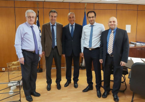 Συνάντηση εργασίας του Αντιπεριφερειάρχη Παιδείας Γιάννη Κρητικού με τον Διευθύνοντα Σύμβουλο της ΚΤ.ΥΠ. Α.Ε.