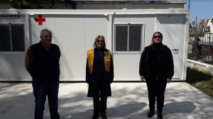 Τοποθετήθηκε ειδικός οικίσκος στο νοσοκομείο της Κω για τη νοσηλεία, εφόσον υπάρξει ανάγκη, επιβεβαιωμένου κρούσματος κορωνοϊού - Δωρεά της Lions Κω