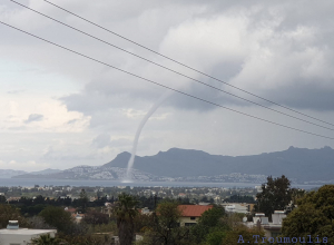 Υδροστρόβιλος το πρωί της Κυριακής στην Κω
