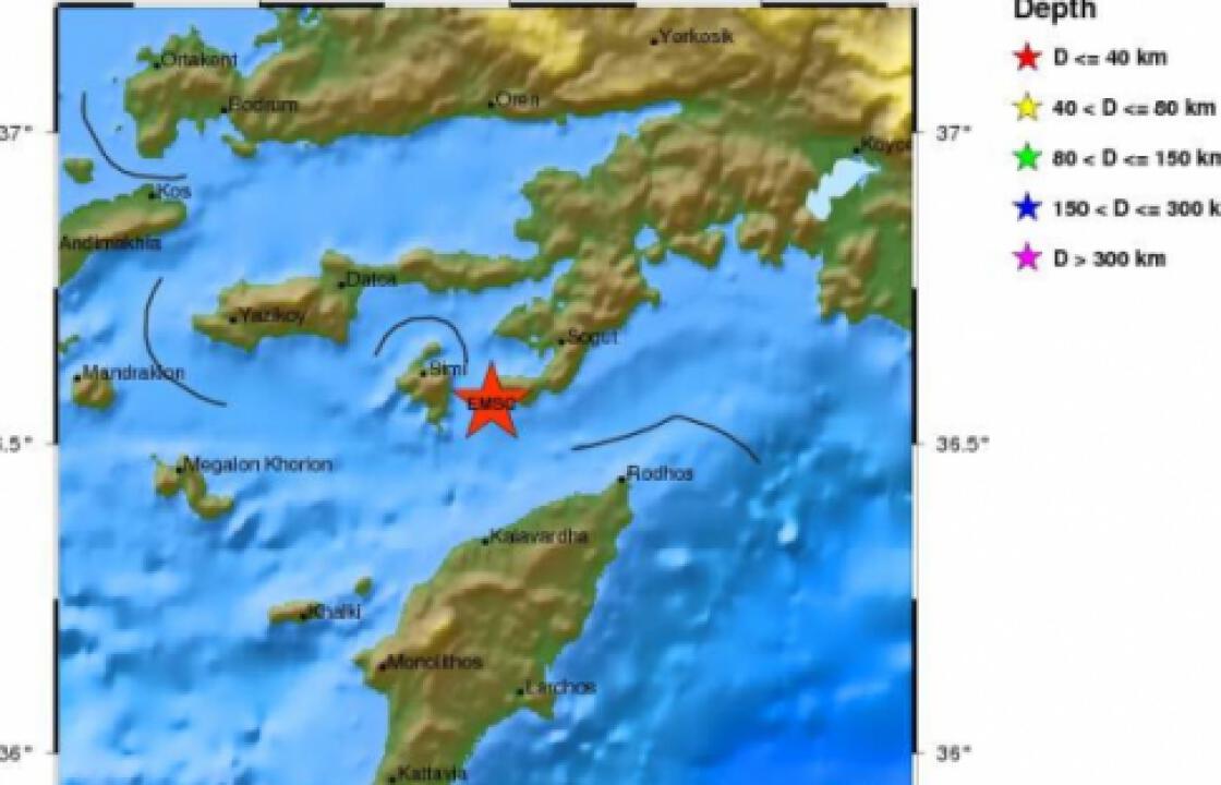 Πάνω από 570 σεισμοί ανάμεσα σε Ρόδο και Σύμη έχουν καταγραφεί απο τις 20 Νοεμβρίου!