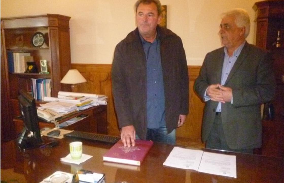 Ορκίστηκε Δημοτικός Σύμβουλος o Μανώλης Ζερβός
