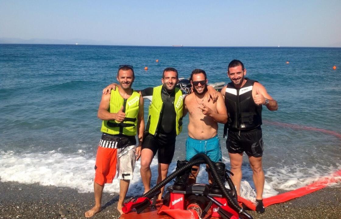 To Flyboard ήρθε &amp; στην Κω (στο Ψαλίδι) για τρελές φιγούρες μέσα στο νερό!Δείτε φωτό &amp; βίντεο