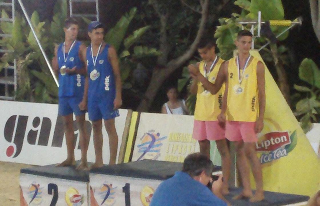 Μπράβο μάγκες!!Δεύτεροι στην Ελλάδα στο beach volley U16 οι Κώοι αθλητές Χατζηνικολάου/Χριστοφοράκης 