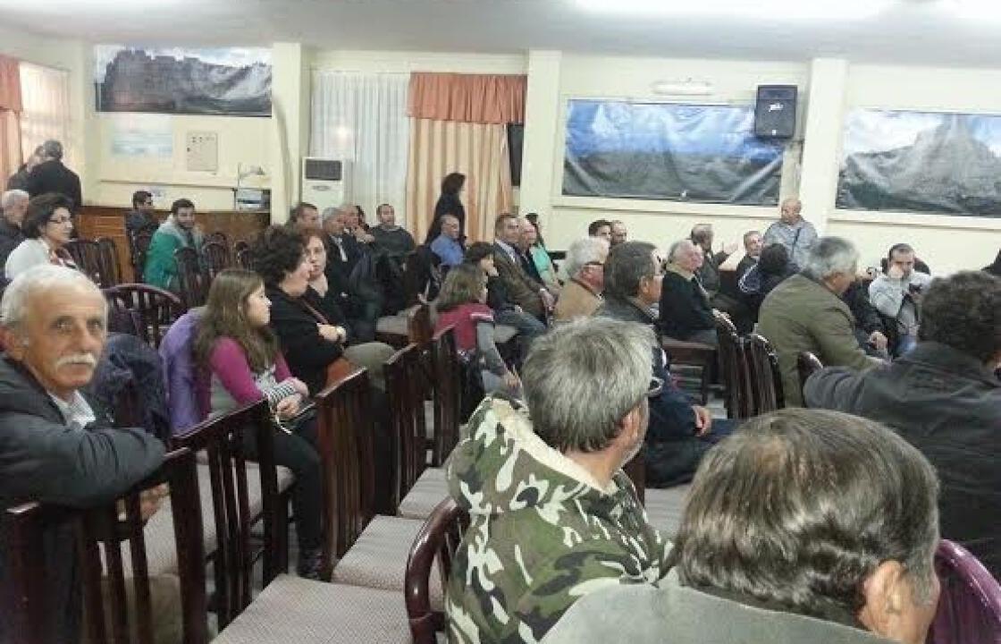 Η Λαϊκή συνέλευση της Δύναμης Αλλαγής στην Αντιμάχεια.