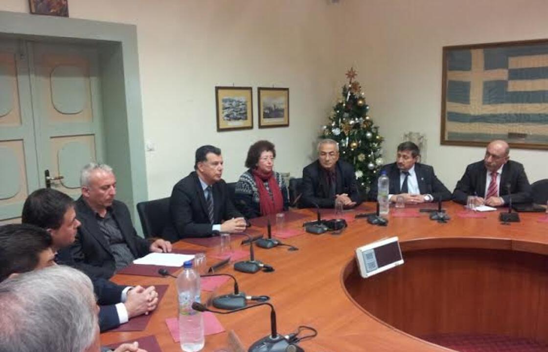 Η συνάντηση Νικηταρά με την αποστολή του Επιμελητηρίου και του Δήμου Διδύμων Τουρκίας.ΦΩΤΟ