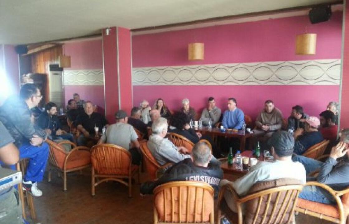 Ο Γ. Κυρίτσης μαζί με τους πολίτες στο Τιγκάκι.Δείτε φωτογραφίες.
