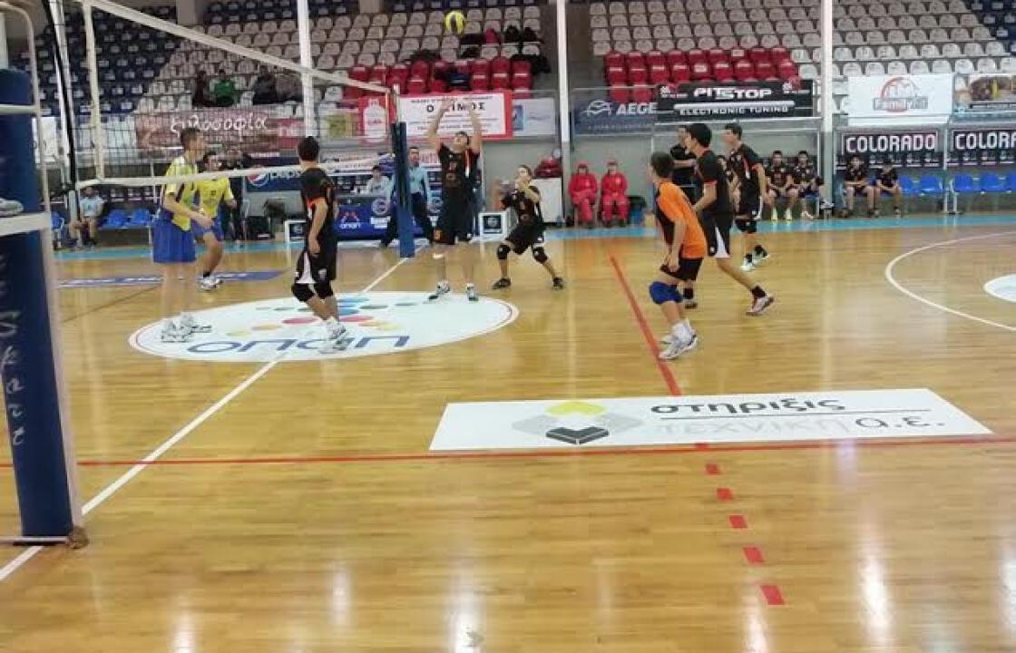 Τρεις νίκες και δύο ήττες για το βόλεϊ του Α.Ο. Αθλοπαιδιών στη Ρόδο.