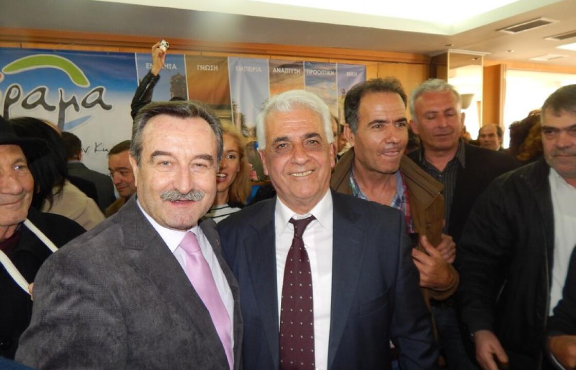 Ο επί 16 χρόνια Δήμαρχος Ηλιούπολης Θ. Γεωργάκης στην Κω για τον Καϊσερλη.Η συγκίνηση των 2 ανδρών.ΦΩΤΟ