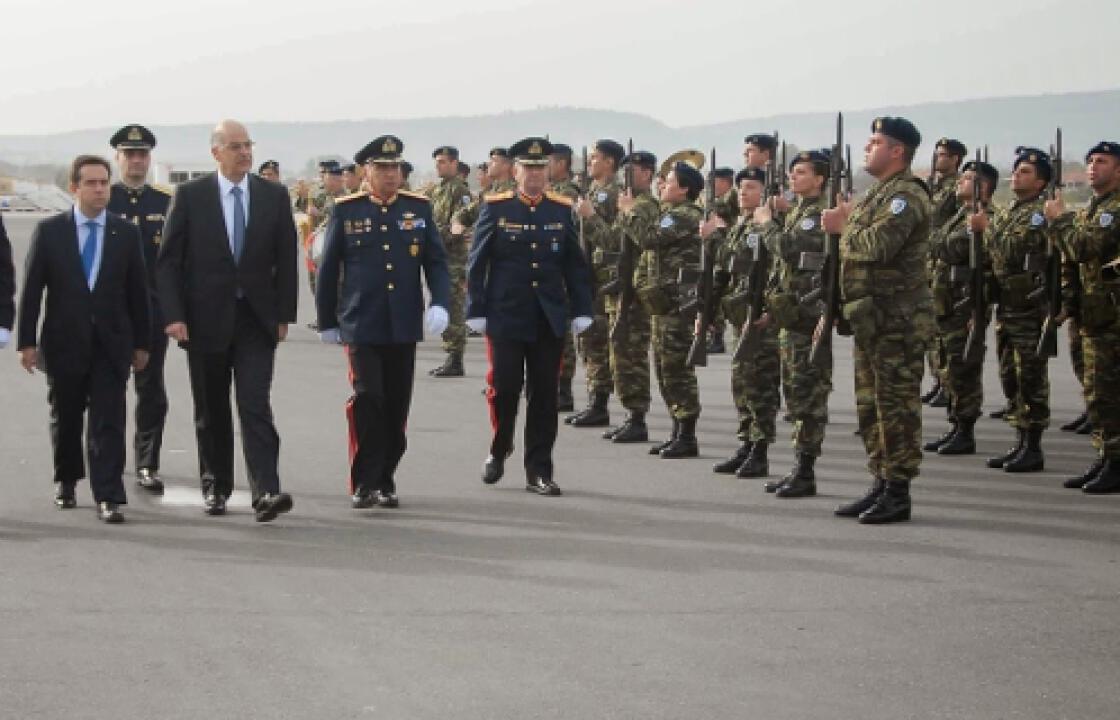 Σε άσκηση στη Ρόδο ο υπουργός Αμυνας Νίκος Δένδιας