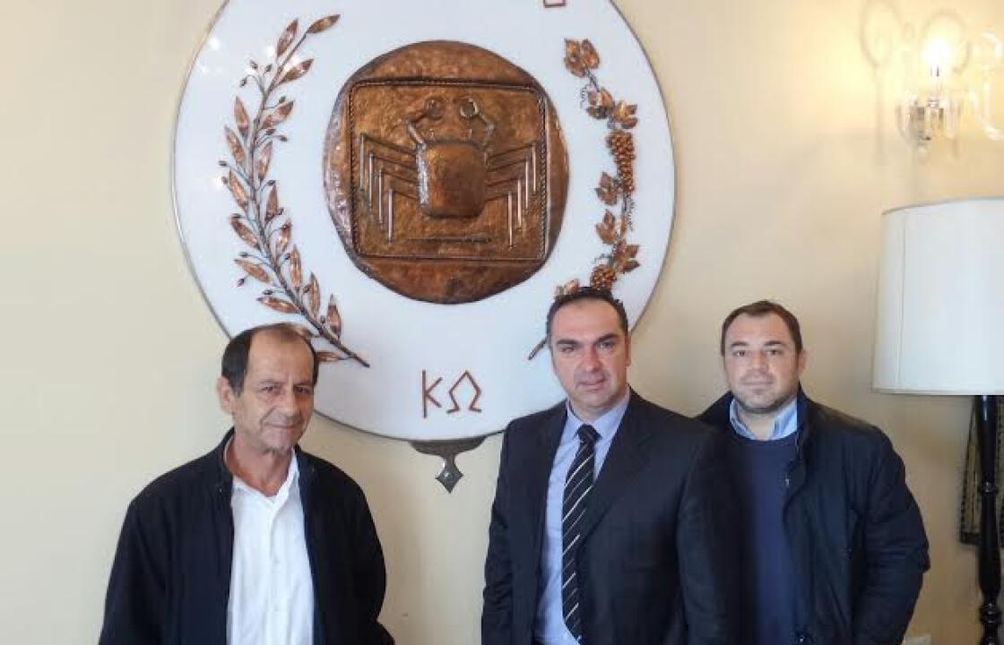 Ο Αντιπεριφερειάρχης κ. Φλεβάρης στην Κω.Συζήτησε με τον Γ. Κυρίτση το θέμα του υδατοδρομίου Κω