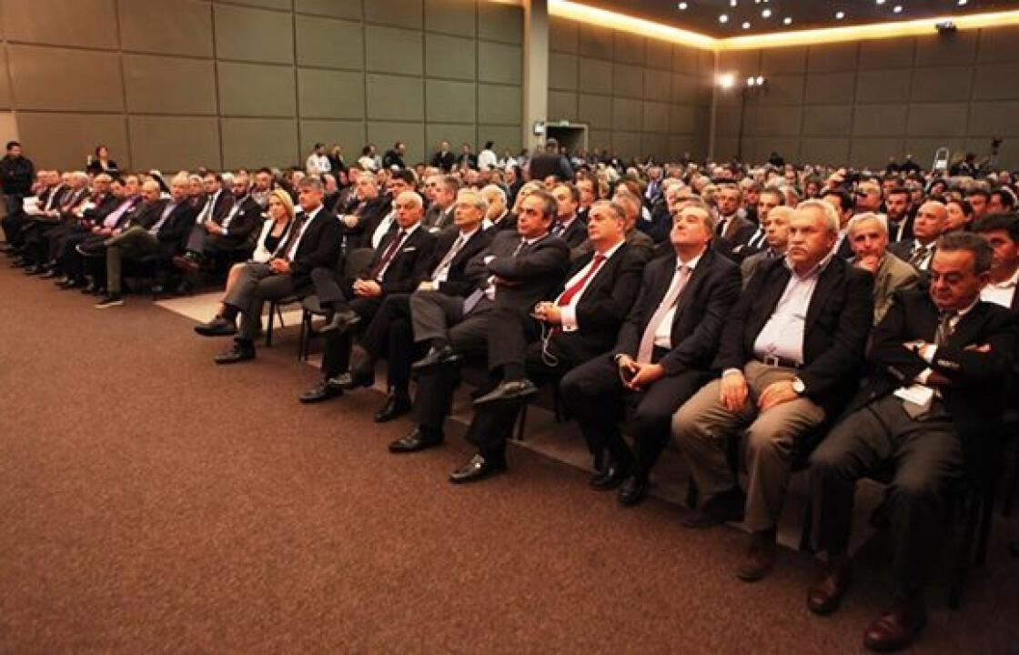 Οι βουλευτές του ΣΥΡΙΖΑ Δ. Γάκης και Ηλίας Καματερός στα εγκαίνια της HORECA-2015