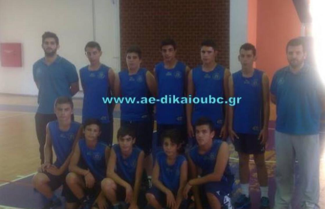 Ιπποκρατης - Α.Ε. Δικαίου 64-35 (7η αγωνιστική παμπαίδων 2014/2015)