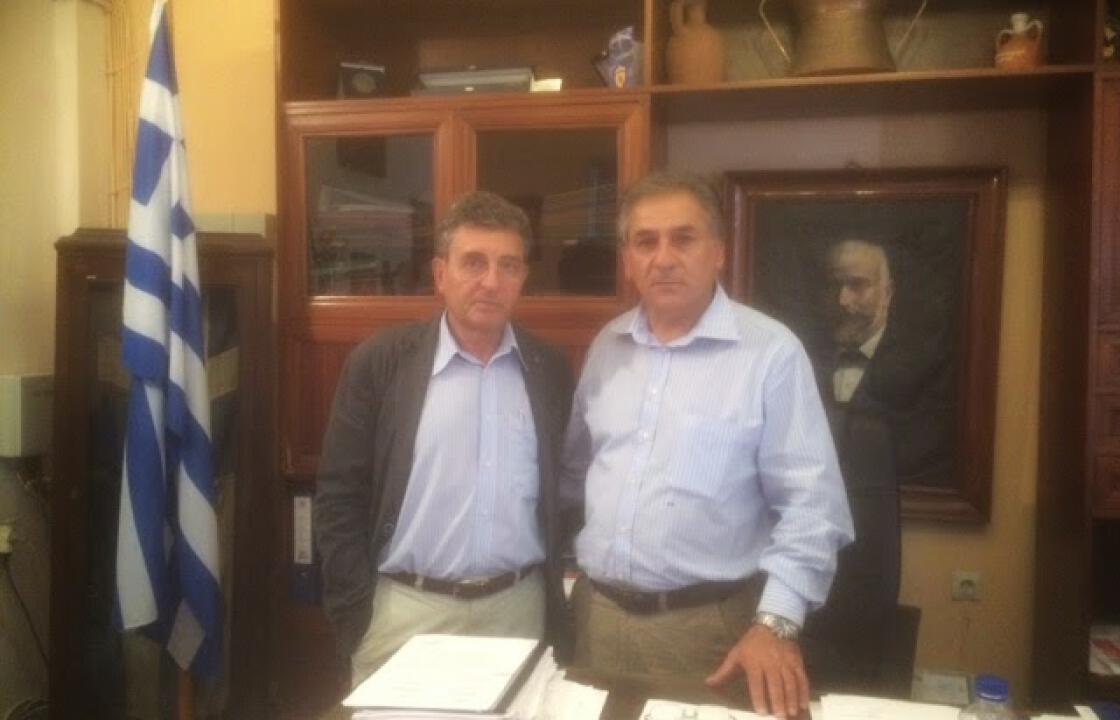 Συνάντηση Δημάρχου Καλυμνίων με τον βουλευτή Ηλία Καματερό