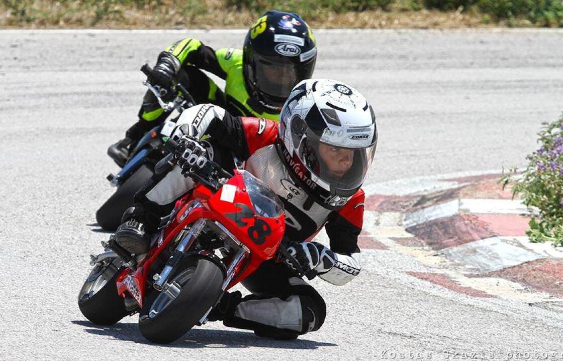 Στο 2ο αγώνα Mini Gp o Σπύρος - Μάριος Φουρθιώτης