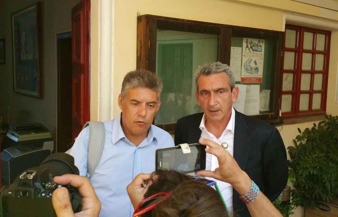 Αγοραστός και Χατζημάρκος στην Κω:&#039;&#039;Η ΕΝΠΕ στην πρώτη γραμμή για το μεταναστευτικό&#039;&#039;