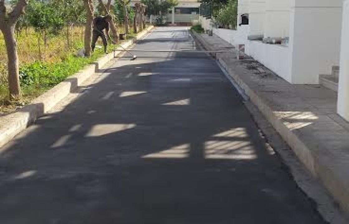 ‘’ Ολοκληρώθηκαν οι εργασίες στο δρόμο δίπλα στον παιδικό σταθμό στο Ζηπάρι’’