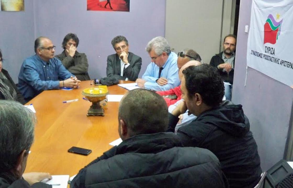 Η συνάντηση του κ. Καματερού με τα μέλη της Συντονιστικής Επιτροπής Λινοπότη