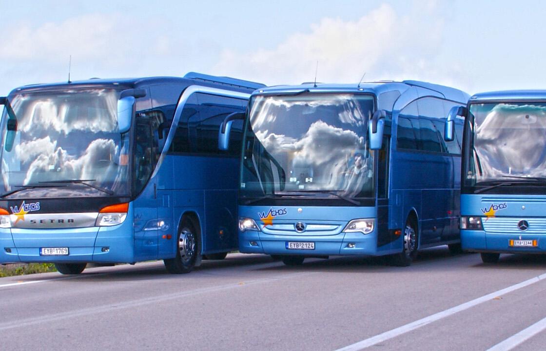 Τρίμηνη παράταση στο σήμα των τουριστικών λεωφορείων