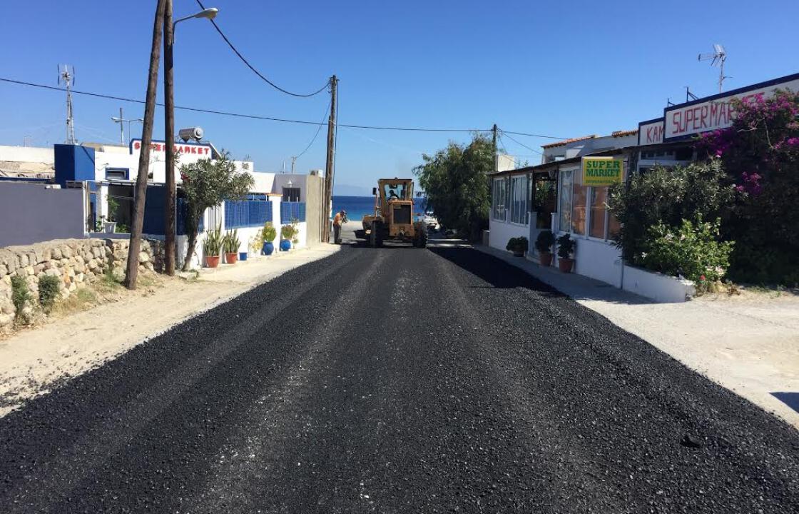 Κέφαλος: Ολοκληρώθηκε η ασφαλτόστρωση του δρόμου από το λιμάνι στο χωριό