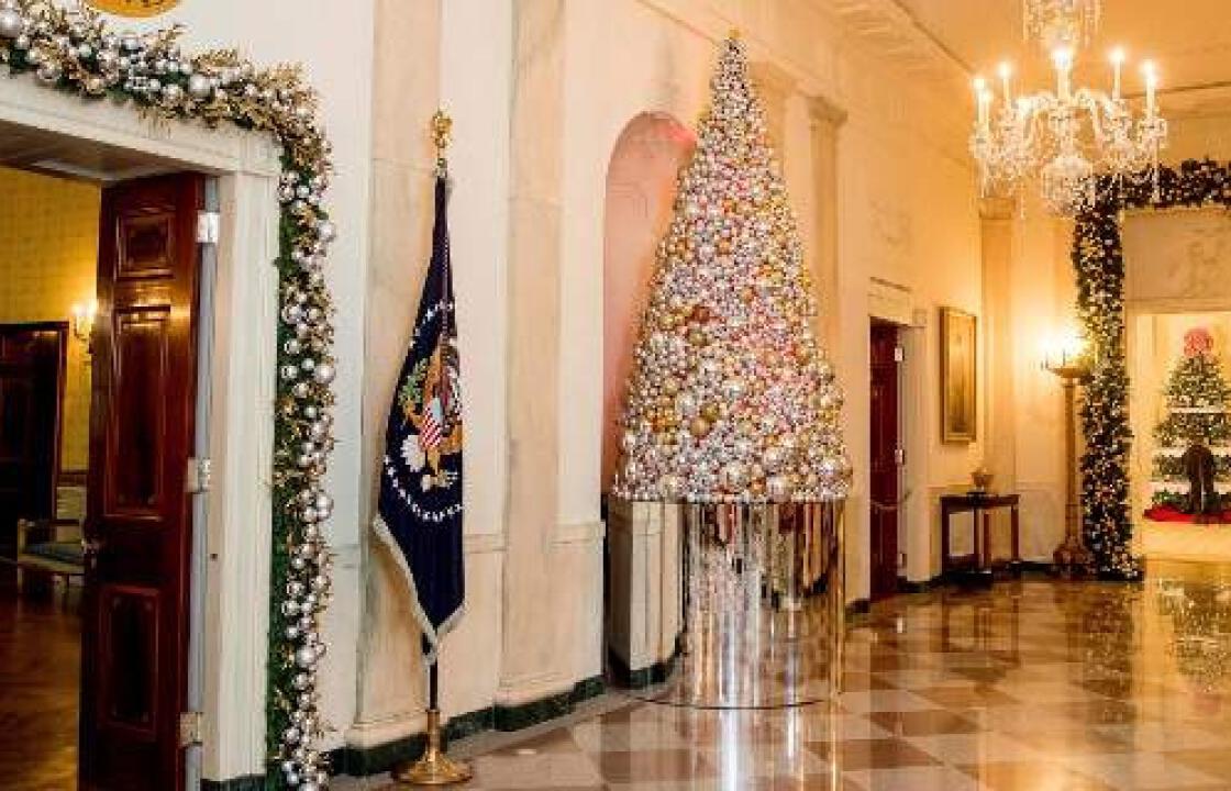 Τα τελευταία Χριστούγεννα των Ομπάμα στον Λευκό Οίκο -Στολισμός που εντυπωσιάζει [εικόνες]