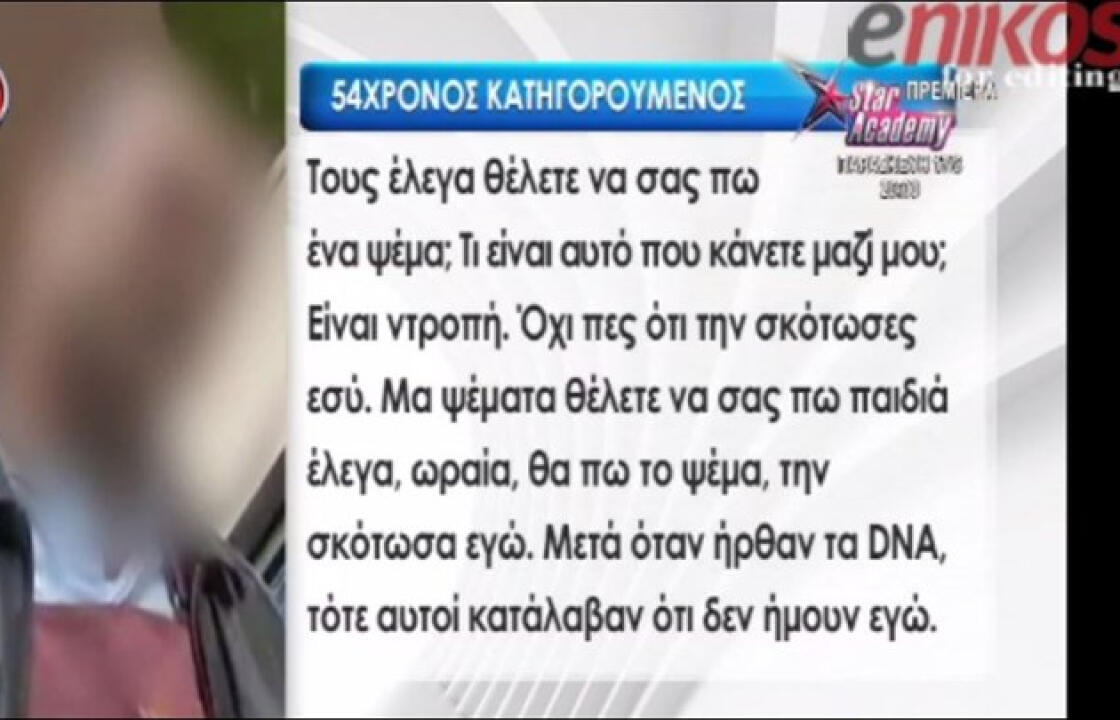 Αθώος δηλώνει ο 54χρονος από την Κω για τη δολοφονία της συντρόφου του.ΒΙΝΤΕΟ