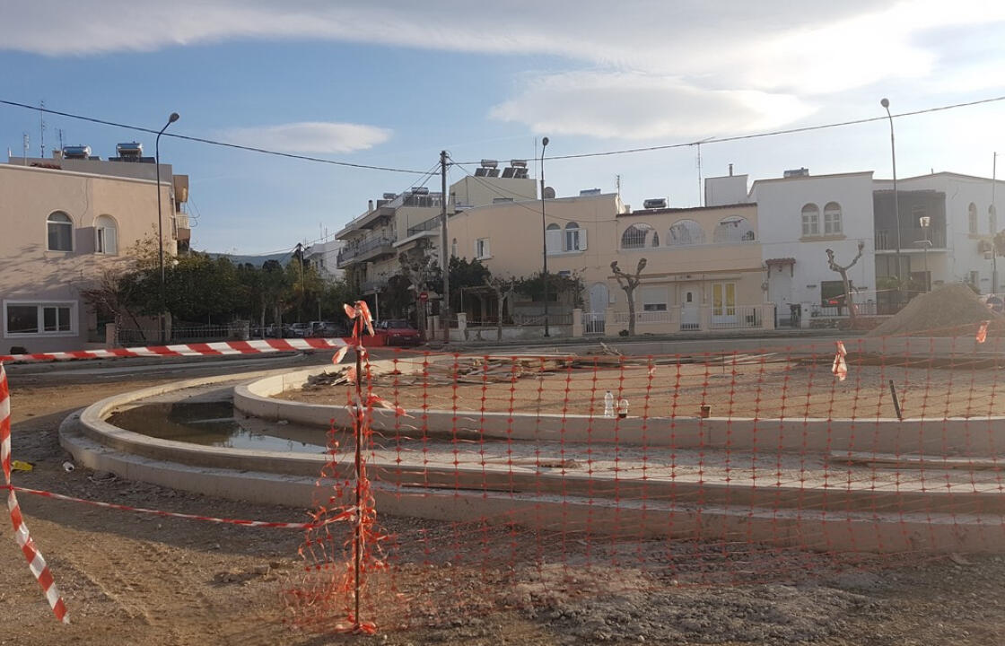 Ολοκληρώνεται το έργο στην Piazza Rotonda. Θα παραμείνει κλειστή η πλατεία από την Τετάρτη έως την Παρασκευή