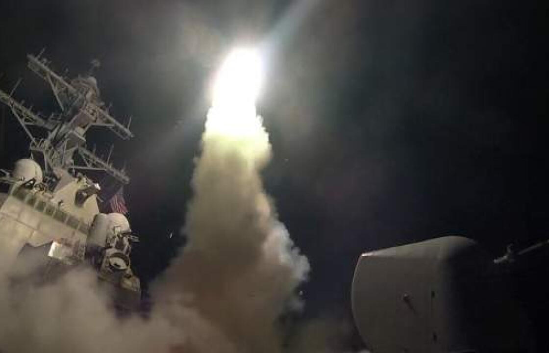Οι ΗΠΑ βομβάρδισαν τη Συρία με 59 πυραύλους Τόμαχοκ -Εννέα νεκροί. ΦΩΤΟ