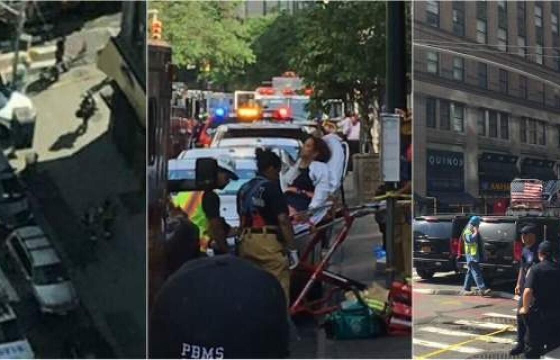 Ισχυρή έκρηξη και φωτιά στο κέντρο της Νέας Υόρκης - 35 τραυματίες