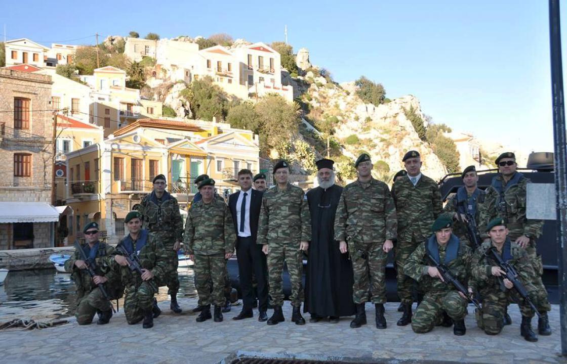 Επίσκεψη του Αρχηγού ΓΕΣ σε ΧΑΛΚΗ, ΤΗΛΟ, ΣΥΜΗ. &#039;&#039;Χρόνια Πολλά στους Φρουρούς του Αιγαίου,που διασφαλίζουν την εδαφική μας ακεραιότητα.&#039;&#039;.ΦΩΤΟ