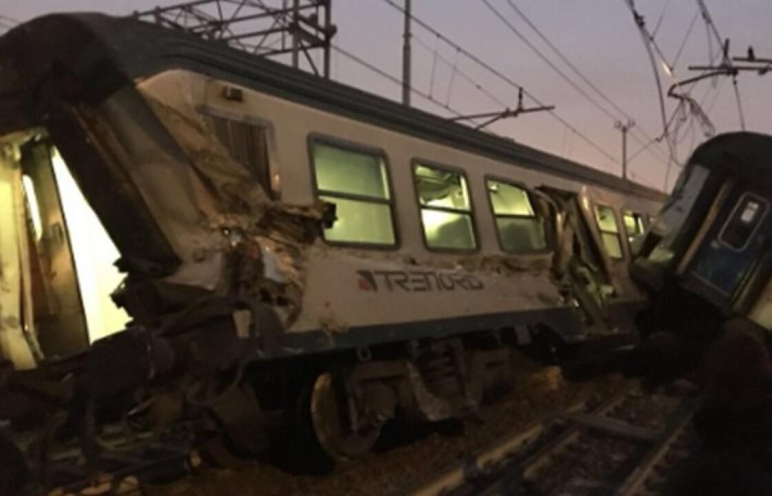 Πέντε νεκροί και πάνω από 100 τραυματίες από εκτροχιασμό τρένου κοντά στο Μιλάνο
