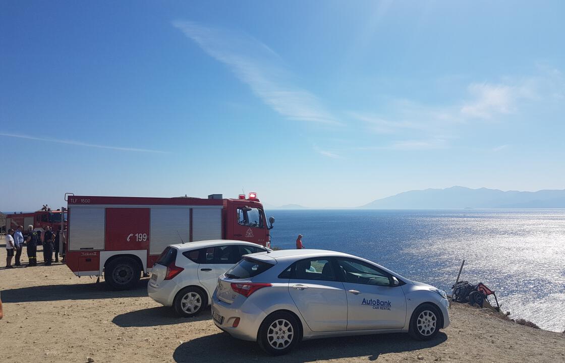 Buggy έπεσε στο γκρεμό στα Θερμά- Άμεση η  επέμβαση των αρχών