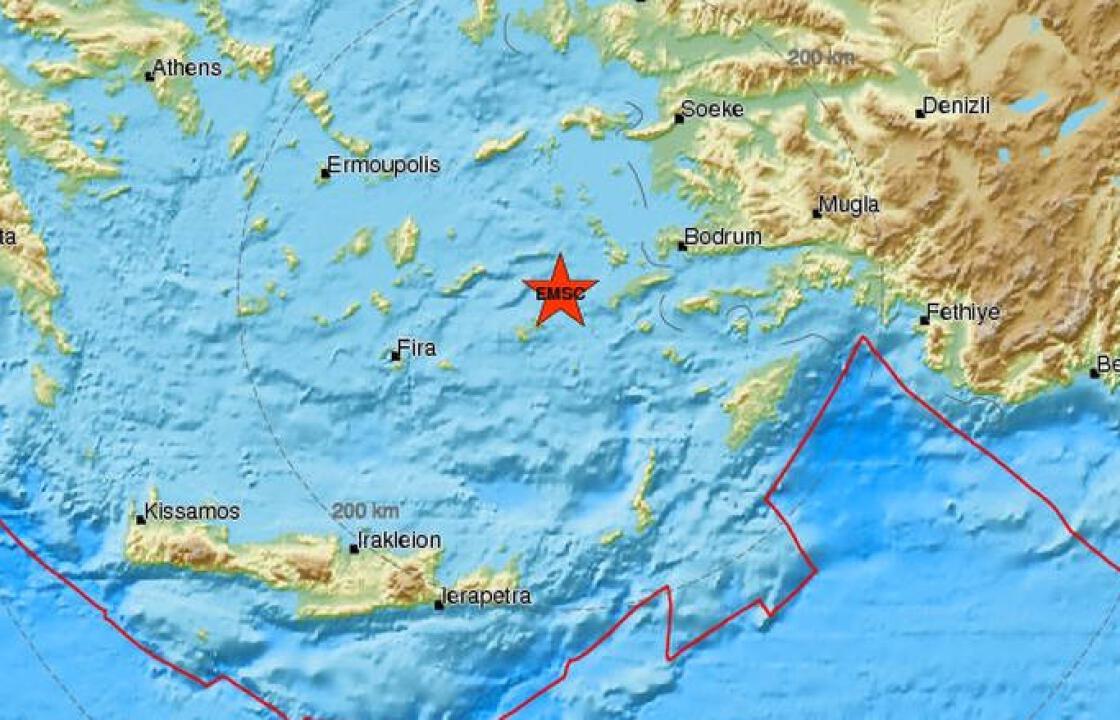 Σειμική δόνηση 3,7 Ρίχτερ  μεταξύ Κω και Αστυπάλαιας
