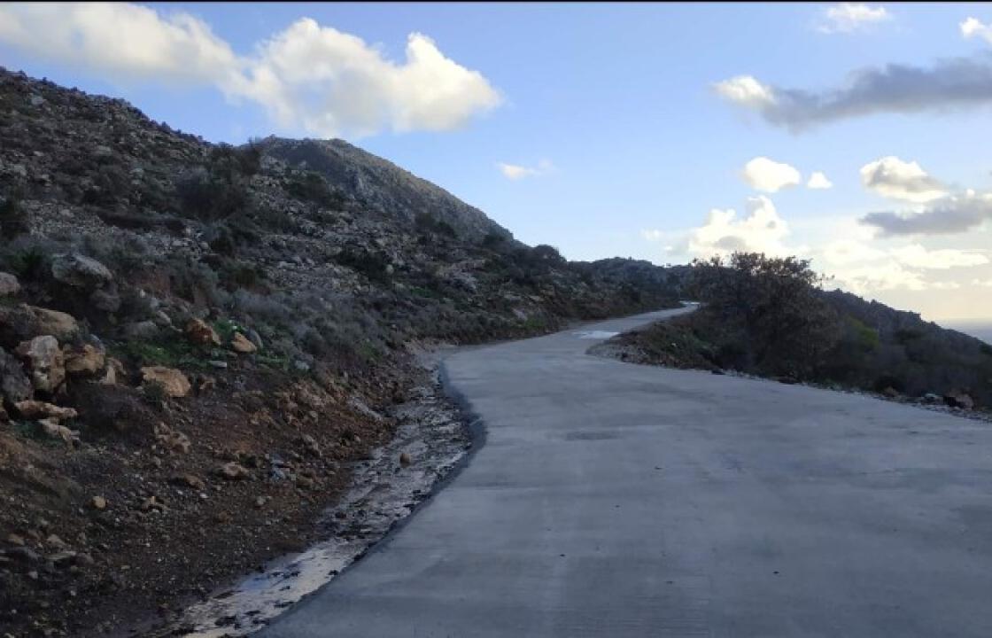 ΝΙΣΥΡΟΣ: Ολοκληρώθηκε η πρώτη φάση των εργασιών τσιμεντόστρωσης του δρόμου από το Μανδράκι προς το ηφαίστειο στη Νότια πλευρά του νησιού