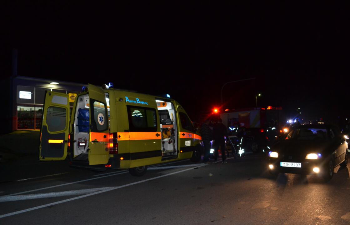 Τροχαίο στο Μαρμαρωτό: Σύγκρουση ΙΧ και οχήματος της αστυνομίας