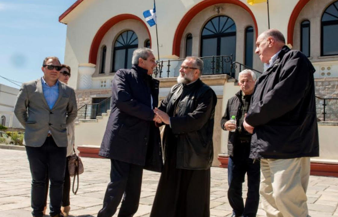 Συνάντηση του Περιφερειάρχη με τον Μητροπολίτη Κώου - Νισύρου