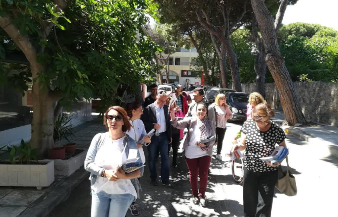 Δ.Α.: Θερμή υποδοχή για τον Γιώργο Κυρίτση και τους υποψηφίους της παράταξης, στην πόλη της Κω και στο Πλατάνι. ''Εμείς έχουμε έργο αλλά και πρόγραμμα για την επόμενη μέρα''