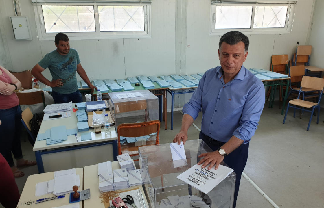 Ψήφισε στο Ζηπάρι ο υποψήφιος Δήμαρχος Κω Θεοδόσης Νικηταράς