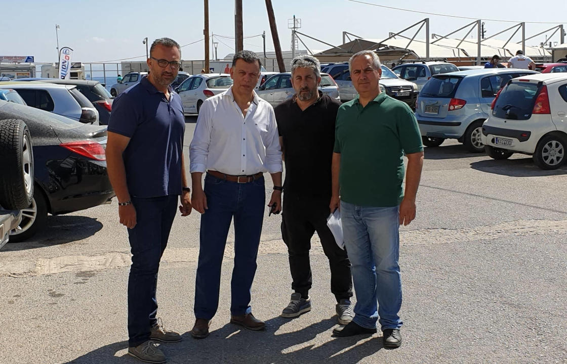 Tις εγκαταστάσεις της ζώνης Σένγκεν στο λιμάνι της Κω επισκέφτηκε σήμερα ο Θεοδόσης Νικηταράς
