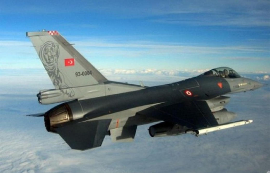 Δύο τουρκικά F-16 πέταξαν πάνω από τρία ελληνικά νησιά στα Δωδεκάνησα