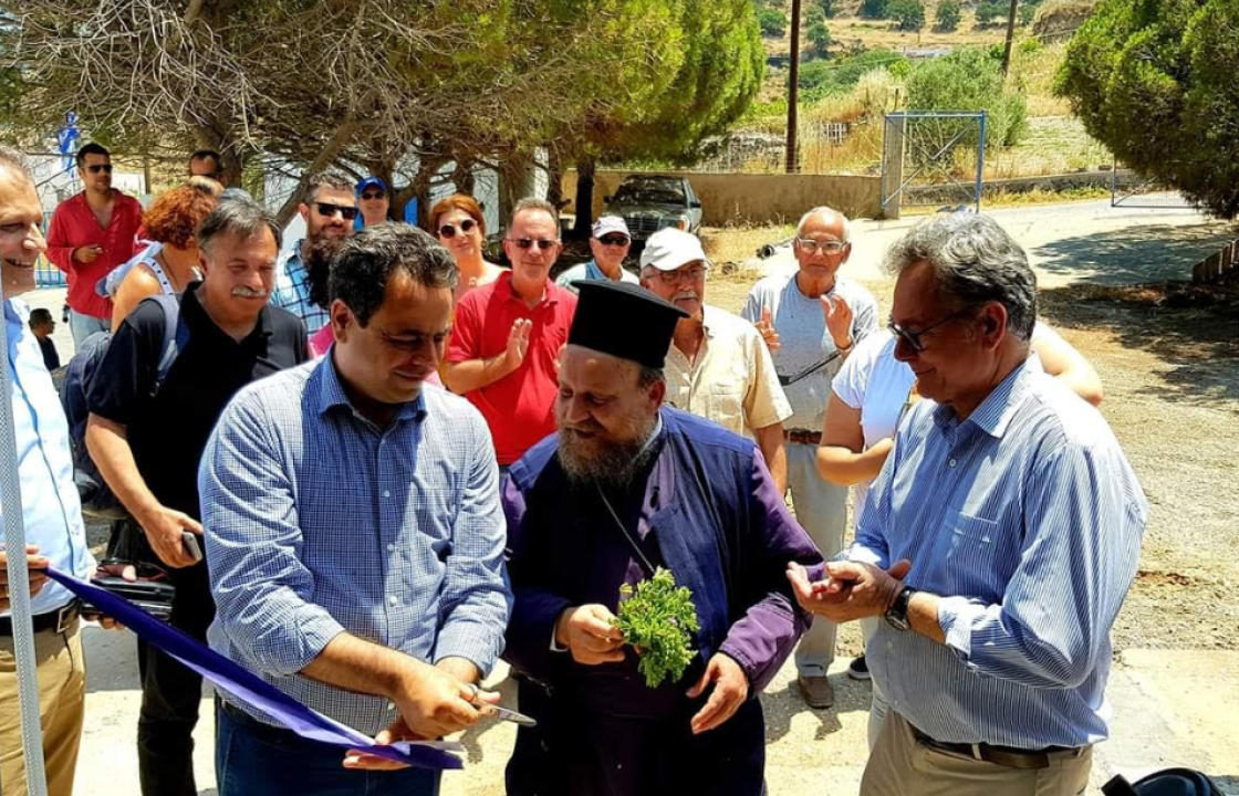 Tα εγκαίνια της νέας μονάδας αφαλάτωσης στη Νίσυρο - Ν. Σαντορινιός: Λύσαμε βασικά προβλήματα των νησιών και θέσαμε τις βάσεις για την ανάπτυξή τους