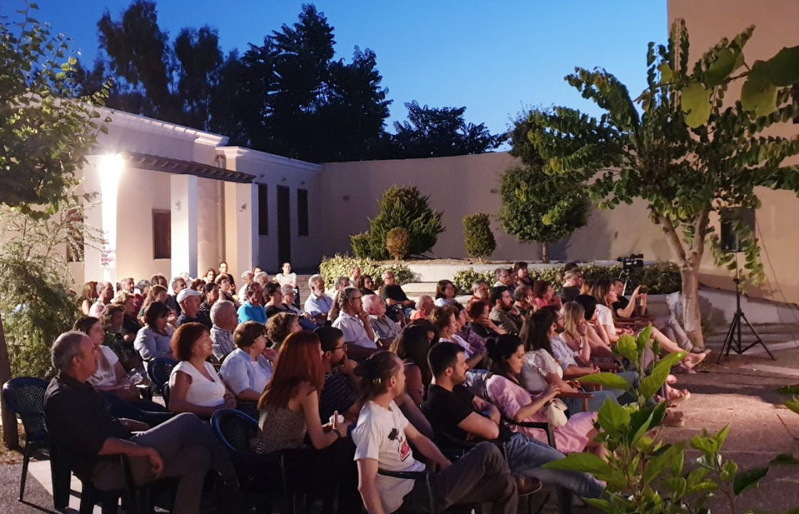 H πολιτική συγκέντρωση των ΚΟΒ ΚΚΕ Κω &amp; Ηρακλειδών στο ΧΑΝΙ. ΦΩΤΟ