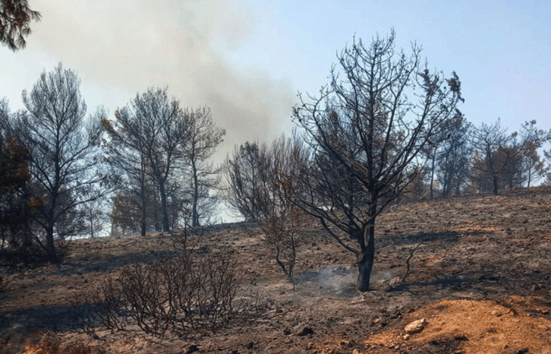 Υπό έλεγχο η φωτιά στη Λέρο