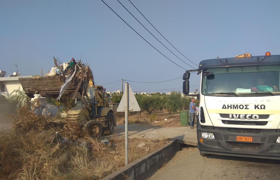 Δήμος Κω: Καθαριότητα παντού - επιχείρηση καθαρισμού στο Ζηπάρι