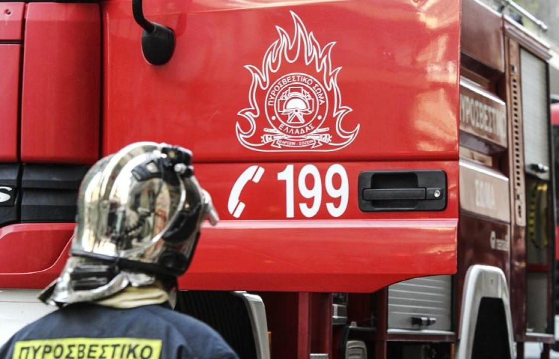 Πυρκαγιά στο εργοτάξιο του Δήμου Κω στο Πυλί. Άμεση η παρέμβαση της πυροσβεστικής και του Δήμου