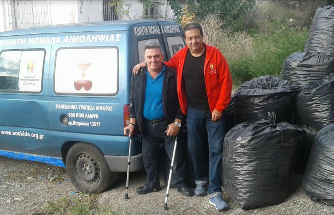 Το Πρώτο αναπηρικό αμαξίδιο που αποκτήθηκε χάρη στη συλλογή πλαστικών καπακιών Δώρισε ο σύλλογος sos kids ΛΑΜΨΗ στην ΛΙΝΔΟ της ΡΟΔΟΥ