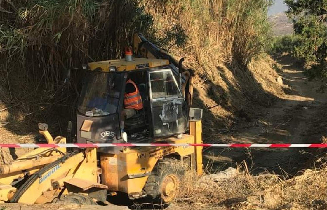 Συνεχίζονται οι καθαρισμοί ρεμάτων σε όλη την έκταση της Δημοτικής Ενότητας Ηρακλειδών